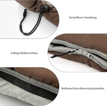 Naturehike Sleeping Bag - 7°C Warm Weather Sleeping Bag for Hiking, Backpacking & Camping - Lightweight, Youth & Adult