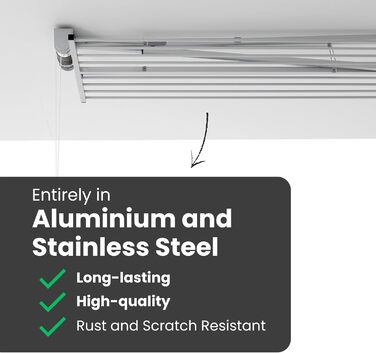 Foxydry Mini - Вертикальна сушарка для білизни, розкладна, алюміній та сталь, 128x54x25 см (Сірий)