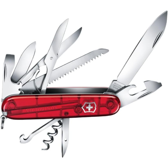 Мультитул Victorinox Huntsman Lite: Швейцарський ніж з 21 функцією, включаючи штопор та міні-викрутка 1.5 мм