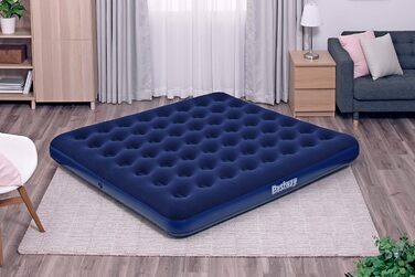 Надувний матрац Bestway King Single 203 x 183 x 22 см, сірий