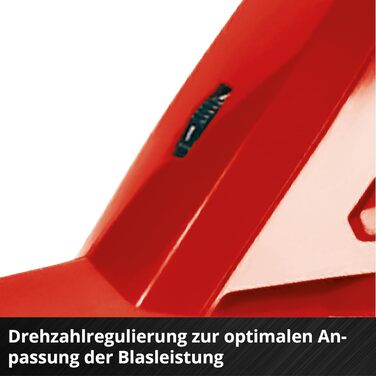 Einhell Cordless Leaf Blower GC-CL 18 Li E Solo Power X-Change (18 V, 210 km/h air speed, lightweight and powerful, speed control, Softgrip, without battery)