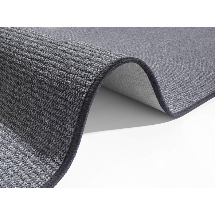 Килимок Bouclé Läufer – антиковзаючий килимок для кухні, прихожої, вітальні, ванної кімнати – 67x200 см (сірий)
