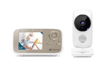 Дитячий монітор Motorola Nursery VM 483 з камерою, інфрачервоним нічним баченням та функцією двостороннього зв'язку