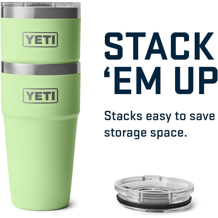 Термос YETI Rambler 20 oz (591 мл) з кришкою MagSlider, Key Lime