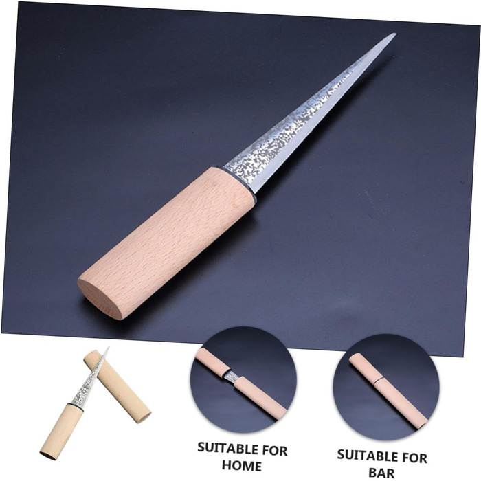 Amosfun Ice Skates Tea Cake Tool Ice Breaker Tool Bartender Ice Pick Tapered Ice Pick Ice Cubes Ice Molds Ice Picker with Handle Stainless Steel Khaki