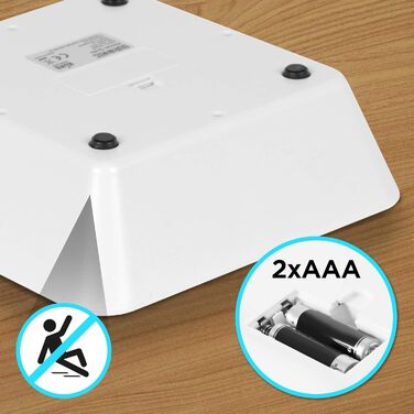 Кухонні ваги Duronic KS5000 SR/SS - цифрові, овальної форми, знімною чашею 2.5 л, точність 1 г, з функцією тарування (чорні)