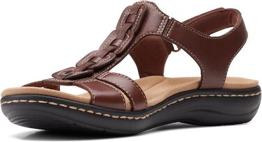 Босоніжки Clarks Laurieann Kay жіночі бежеві (38 EU) - шкіряні сандалі на плоскій підошві