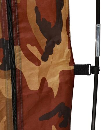 Зручна зовнішня душова кабіна vidaXL для відпочинку на природі (Камуфляж)