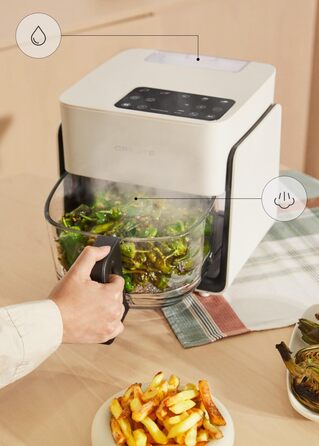 Аерофритюрниця з паром 4.2L Cremeweiß (6 програм)