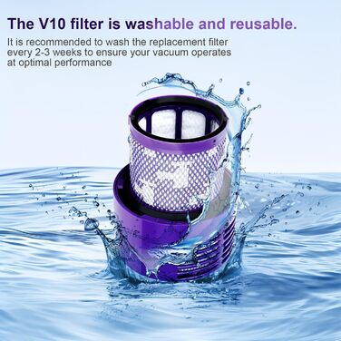 Замінник контейнера для пилу сумісний з Dyson V10 (SV12, SV13, SV27), контейнер для пилу, запчастини для Dyson V10 Absolute/Animal/Total Clean, аксесуари для пилососа, артикул 969509-01