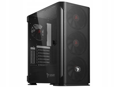 Корпус Savio Shadow X2 Midi Tower, чорний
