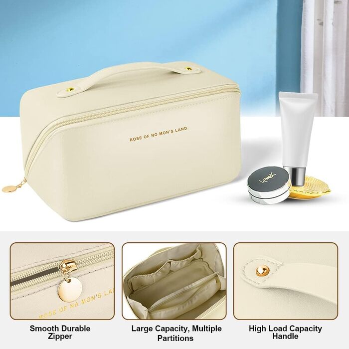 Косметичка для подорожей, PU шкіра, велика місткість, водонепроникна, органайзер для туалетних аксесуарів