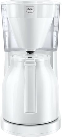 Кавомашина Melitta Easy знімний фільтр, для 10 чашок, термокана, білий