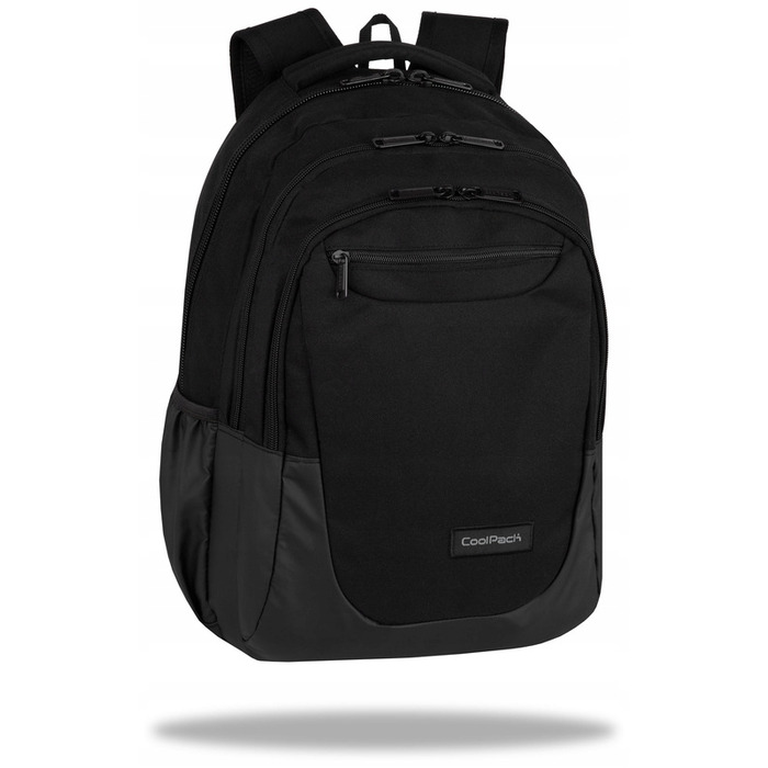 Великий місткий підлітковий шкільний рюкзак Soul Black CoolPack, чорний