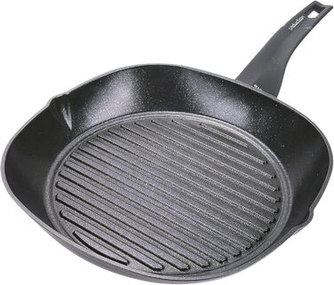 Moneta Nova Grill Pan 28 cm, Aluminum, Black
