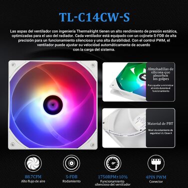 Thermalright Frozen Warframe 240 White ARGB: Рідинна система водяного охолодження CPU для AMD/Intel (LGA1700/AM4/AM5) з LCD-дисплеєм 320x240