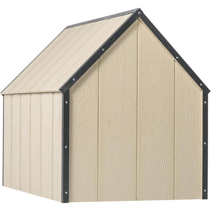 Будка для собак Outdoor маленьких порід – дерев'яна будка для собак, водостійкий дах 76 x 99 x H80 см, розмір S, Timbela M401-1 розмір M, 76x99xH80cm, натуральне дерево (розмір L, 80x118xH94cm, LP SmartSide дерев'яні панелі)