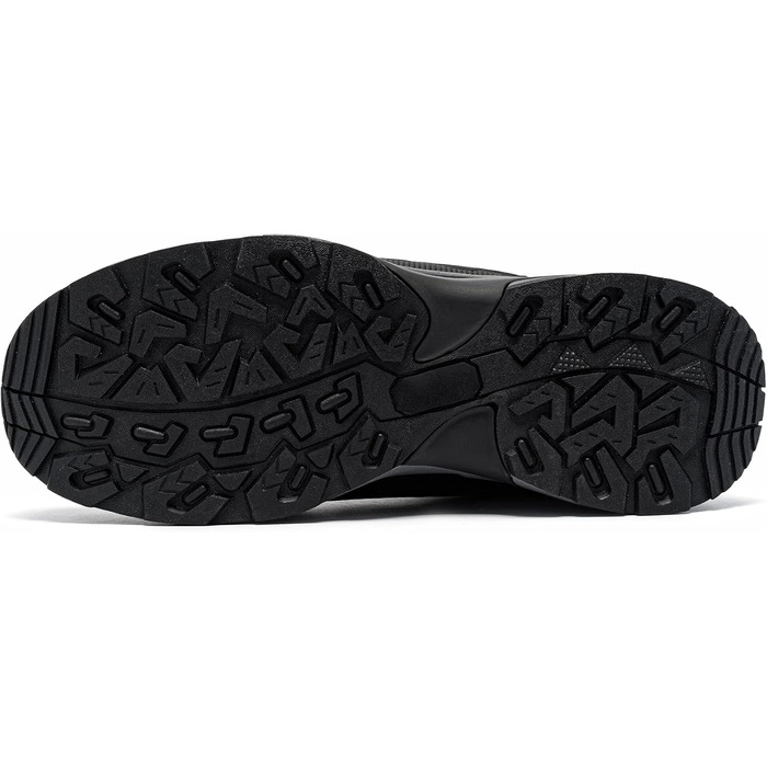 Черевики безпеки LARNMERN для чоловіків та жінок, SRC, антистатичні, з металевим носком, захист від проколів, легкі, комфортні, дихаючі, 49 EU, чорний