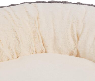 Кігтечка для котів Wallace & Jones Cameron - овальне ліжко-корзина, антрацит-бежеве, розмір S, 55 x 45 x 17 см