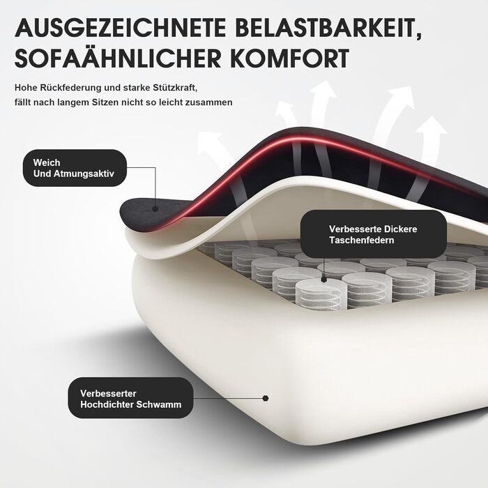 Ігровий крісло Douxlife з масажем, розширене пружинне сидіння, ергономічний офісний стілець для геймерів, стілець для комп'ютера з підніжкою, 158 кг, чорний