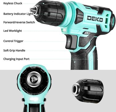 Набір інструментів DEKO 126 шт. у кейсі: для дому, офісу та саду