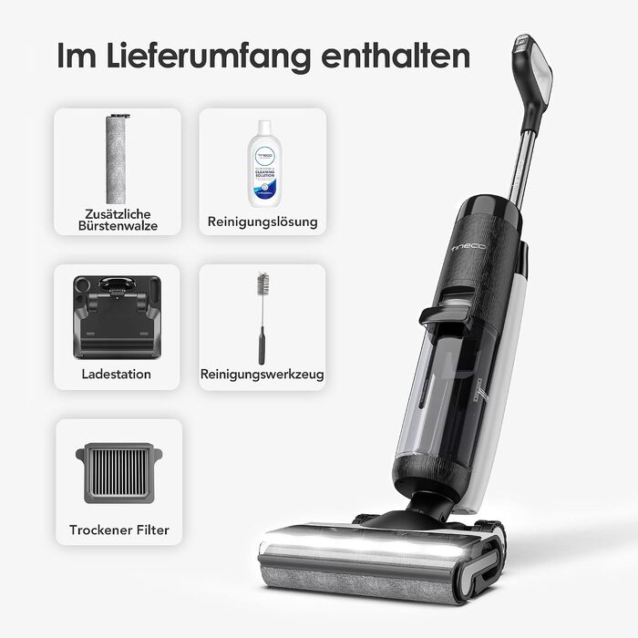 Вертикальний миючий пилосос Tineco Floor ONE S7 Pro з функцією FlashDry та системою DualBlock