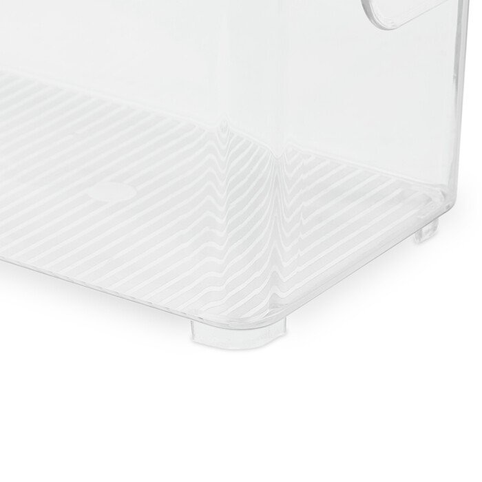 Relaxdays Refrigerator Organizer, Slim with Handle