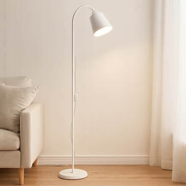 Підлогова LED-лампа Technics, біла, регульована, 170 см, цоколь E27