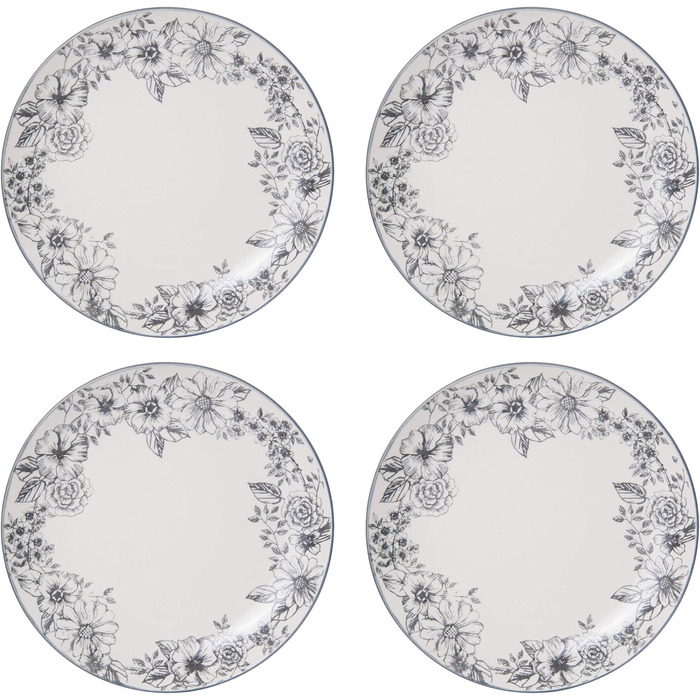 Набір посуду Pfaltzgraff Gabriela Grey (16 предметів) з кераміки, для 4 осіб