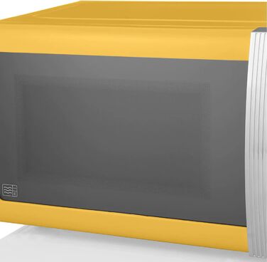 Мікрохвильова піч Swan Retro SM22030YELNEU 20л, жовта, 800W, мікрохвилі з функцією розморожування та таймером 60 хв