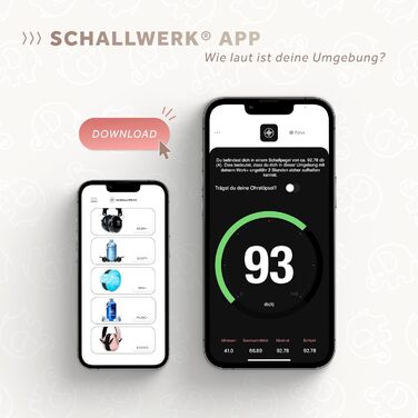 Schallwerk® Kapselgehörschutz Kiddies: Навушники для захисту вух для дітей | Навушники для захисту від шуму, преміум-якість, mini, для повсякденного використання та заходів (Унікорн Дасті)