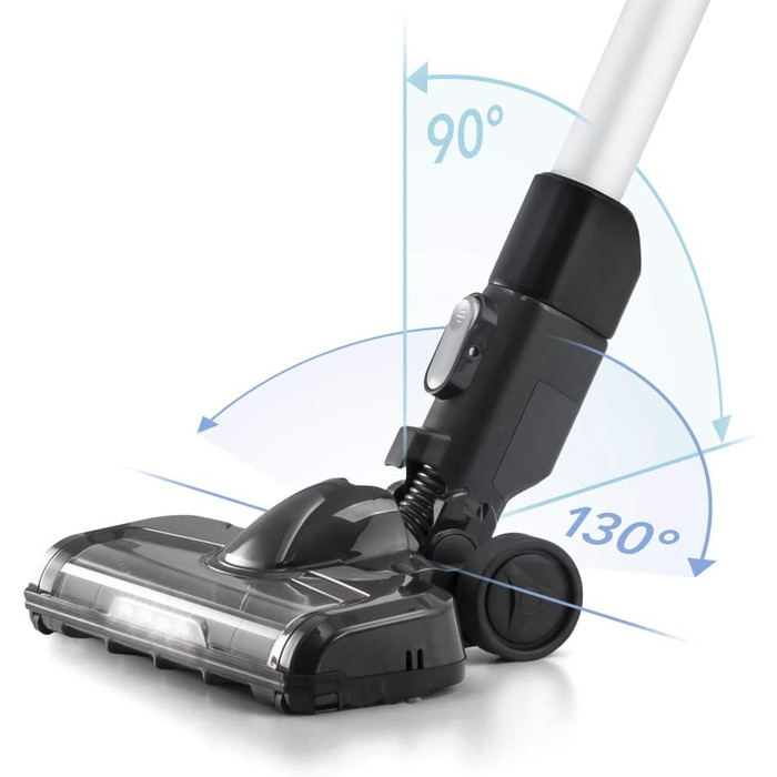 Акумуляторний пилосос Trotec VC 155 E – 2-в-1 ручний бездротовий пилосос – 25,2 В Li-Ion акумулятор, 150 Вт, без мішка, антрацит