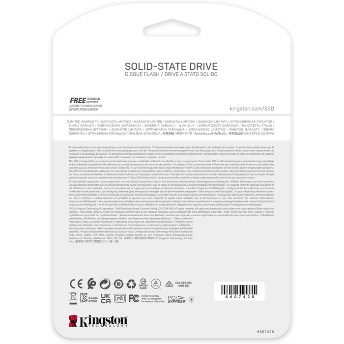 SSD Kingston KC3000 2TB PCIe 4.0 NVMe M.2 - Швидкий накопичувач для ПК та ноутбуків