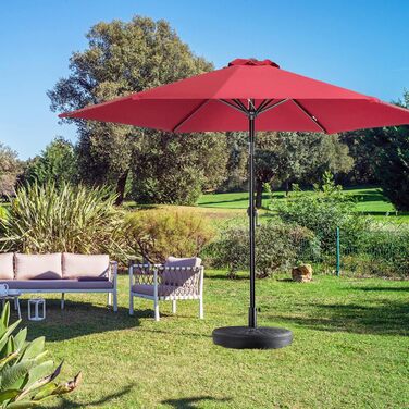 Casaria® Parasol Base 38 to 48mm Fillable Parasol Stand Balcony Garden
