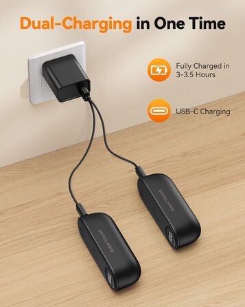 Електричний грієчка для рук 2-в-1 магнітний, 8000 mAh, 3 режими до 60°C, миттєвий нагрів, Dual USB-C, для активного відпочинку, подарунок, Raynauds, чорний