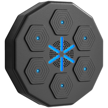 SPORTNOW Електронна Bluetooth-коробка з музикою та світлодіодами, смарт-ціль для дорослих, що кріпиться на стіну, ідеально підходить для домашніх тренувань