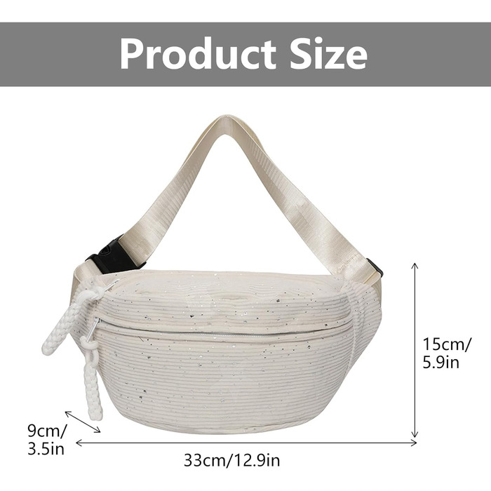 Жіноча поясна сумка з корду, на плече, регульований ремінь, модна сумка-пояс, для відпочинку, спорту, зелена, кросбоді для жінок та чоловіків