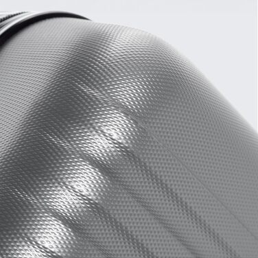 Набір валіз FERGÉ Toulouse 3-в-1 з жорстким корпусом: ручна поклажа 55 см, L та XL. 100% ABS, сріблястий колір.