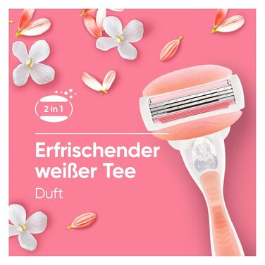 Жіноча бритва Gillette Venus Comfortglide Spa Breeze (рожева) з 6 змінними лезами, набір