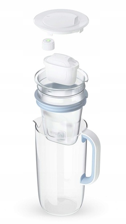 Фільтральний глечик Brita Glass, 2,5 л, прозорий