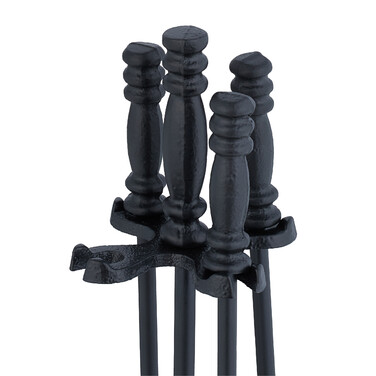 Relaxdays 5-Piece Fireplace Set