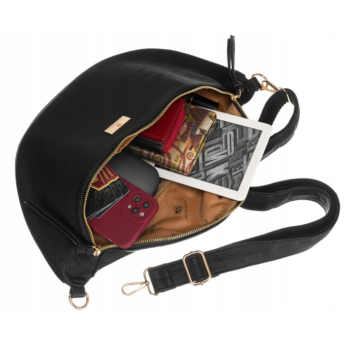 Сумка-бананка Peterson PTN NER-ALE-1 BLACK, чорна