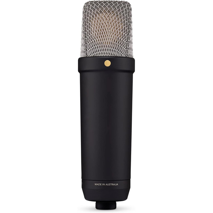 Мікрофон RØDE NT1 5 Generation: велика мембрана, XLR/USB, зі спінером та поп-фільтром для запису вокалу та подкастів (чорний)