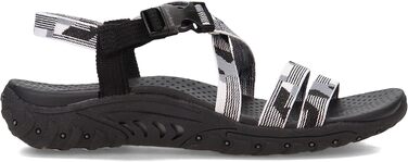 Сандалі жіночі Skechers Reggae Tasse - Oh,snap! чорно-білі (38 EU)
