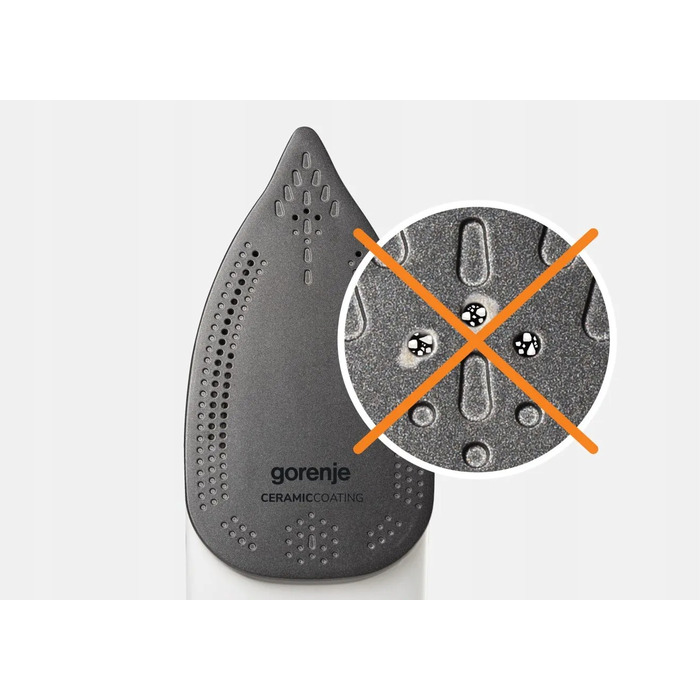 Праска Gorenje SIH2600BLC, 2600 Вт, 30 г/хв, 3 рівні потужності, 350 мл