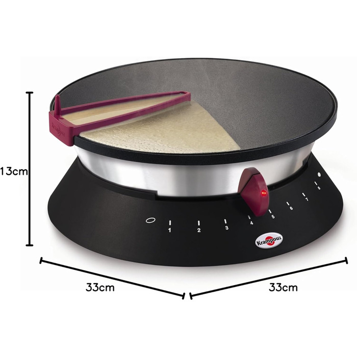 Krampouz Diabolo CEBPF2BO Electric Crepe Pan Ø 33 mm