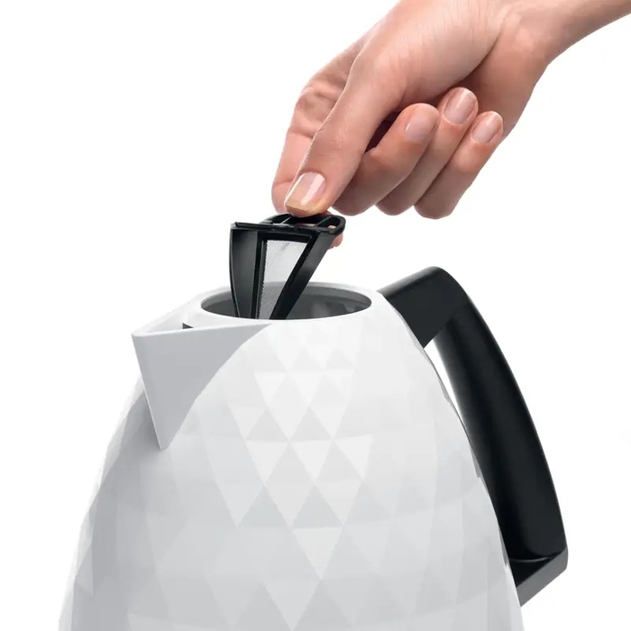 Електричний чайник De'Longhi KBJ 2001.W, 2000 Вт, 1.7 л, білий