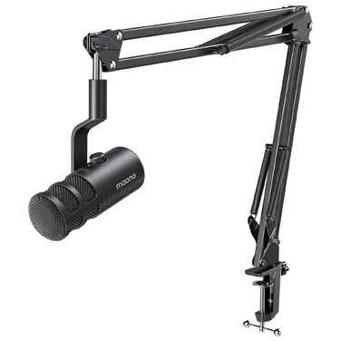 Динамічний мікрофон MAONO PD100 Gen2S USB/XLR для стрімінгу та подкастів, 192кГц/24біт, з пантографом (мікрофонною стійкою), кнопкою Mute та моніторингом