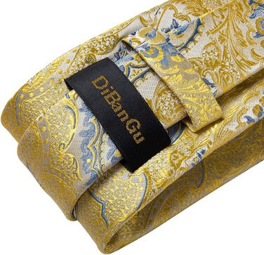 Краватка чоловіча DiBanGu світло-жовта, модна