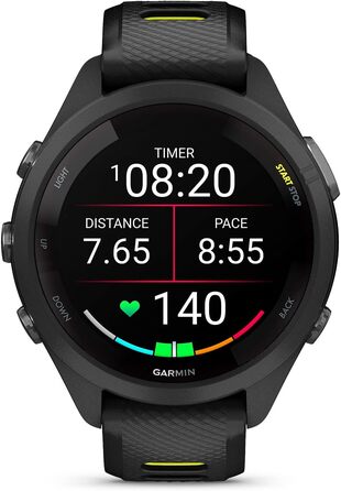 Garmin Forerunner 265S чорний - спортивний годинник для бігу та фітнесу
